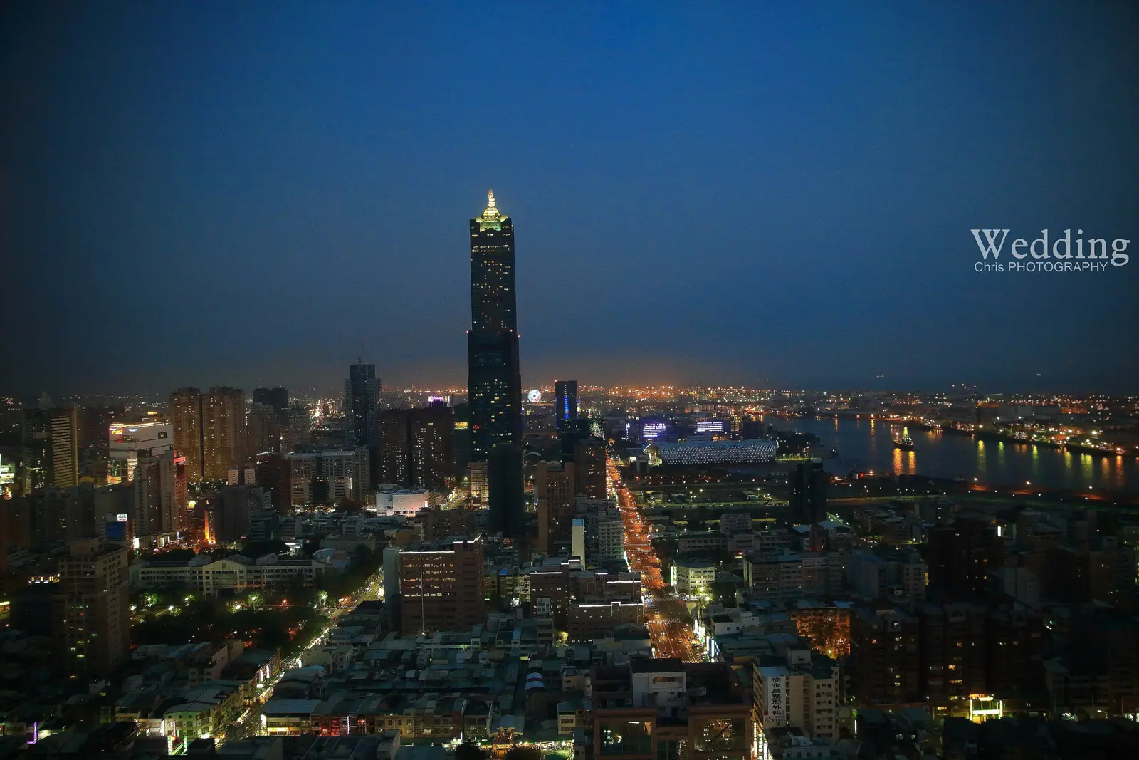 Cc By 2 0 Cityscape City Night Skyline Stock Photo